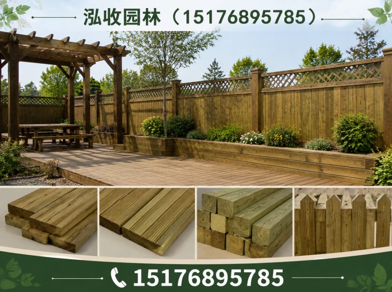 苏州防腐木展示图